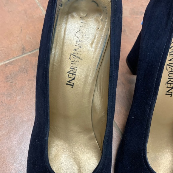 YSL Navy Blue Heels - Picture 3 of 8